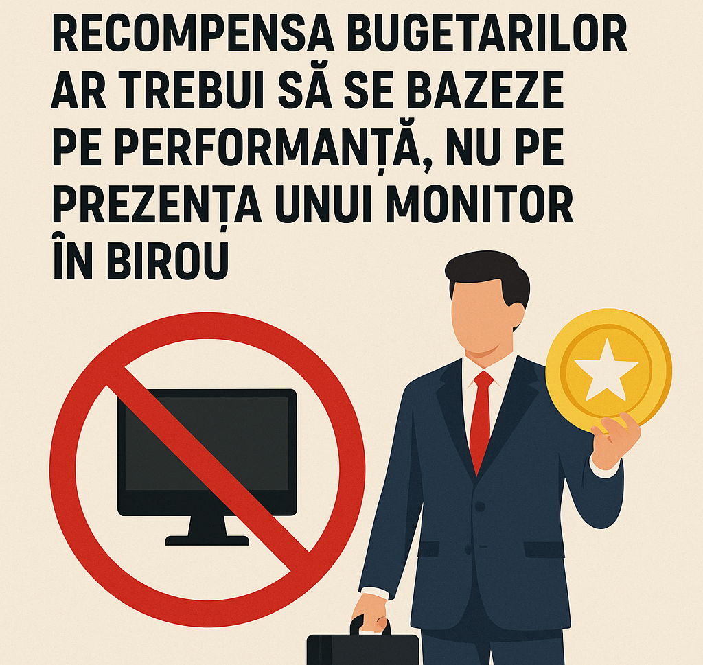 Este timpul ca sporul de vătămare în birou să fie înlocuit cu un bonus pentru performanță!